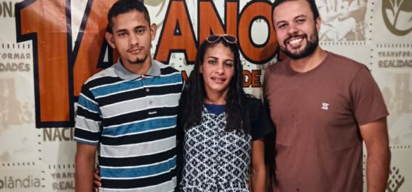 Paulo with Artur and Vanessa