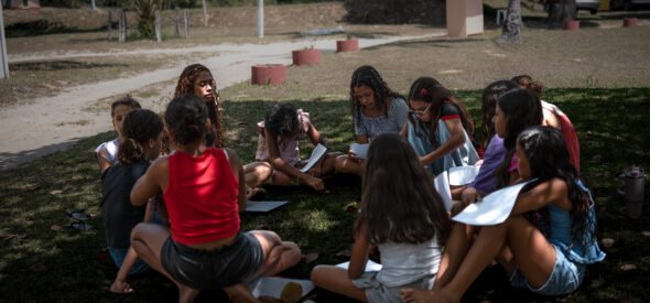 Girls Bible study time