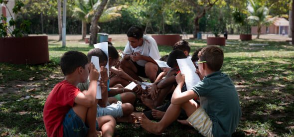 Boys Bible study time